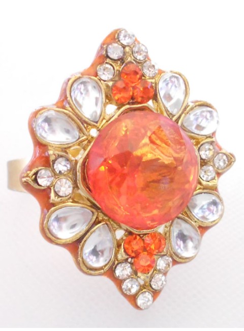 Kundan Finger Ring